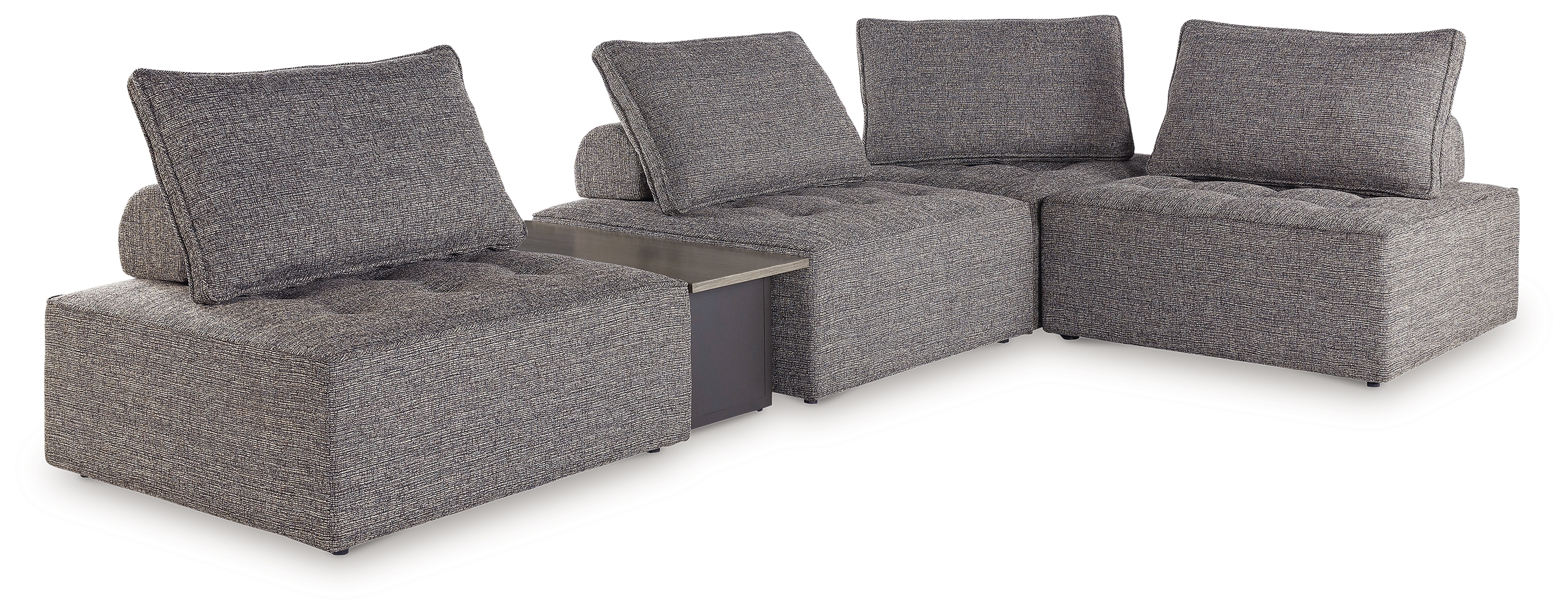 Bree Zee - 5-Piece Outdoor Sectional - Brown