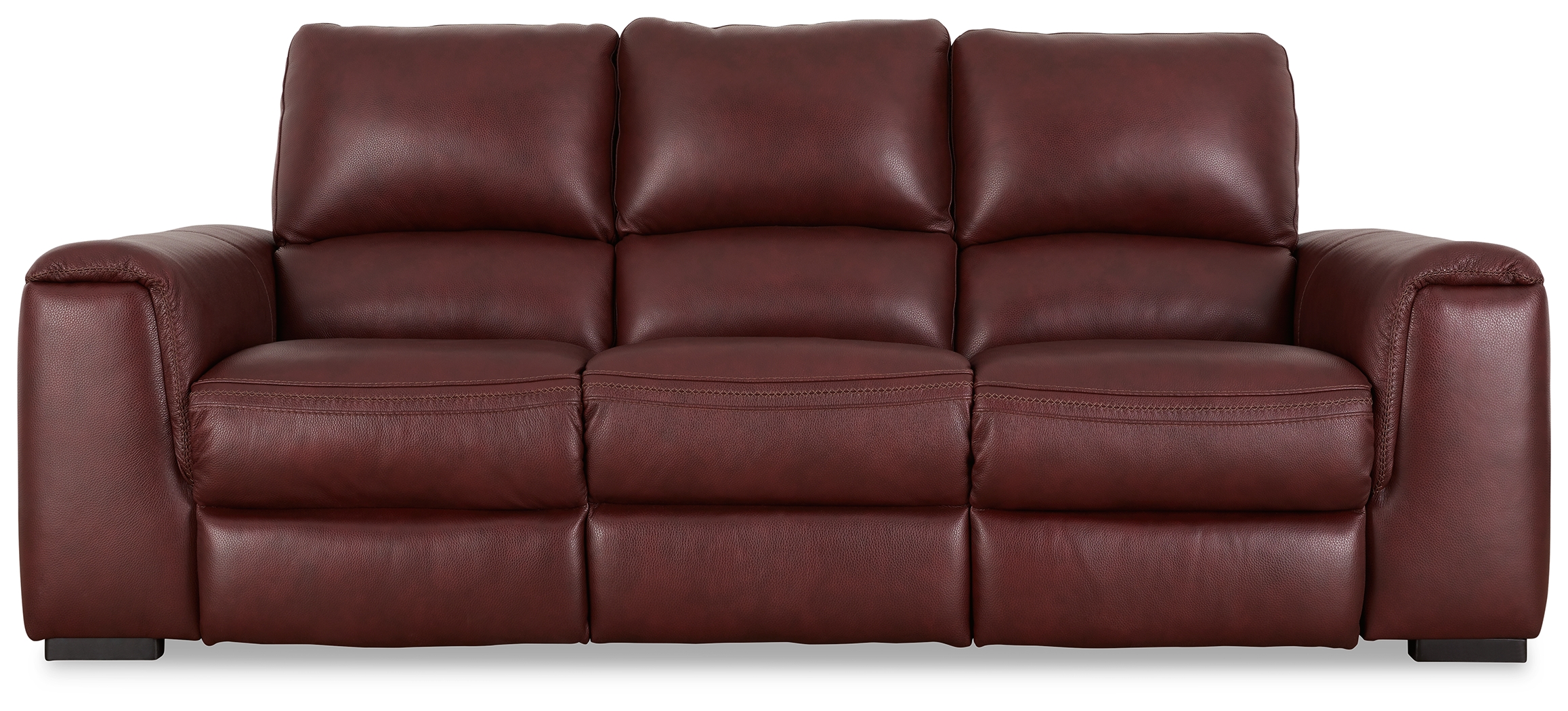 Alessandro - PWR REC Sofa with ADJ Headrest - Garnet