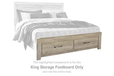 Bellaby - King Storage Footboard - Whitewash