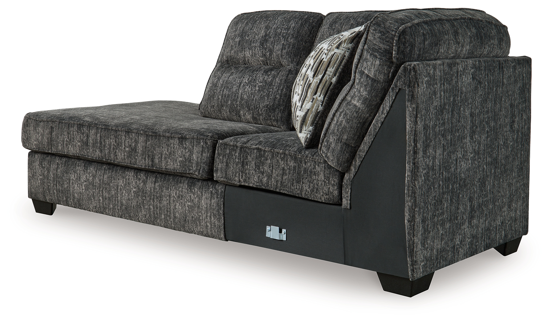 Lonoke - Laf Corner Chaise - Gunmetal