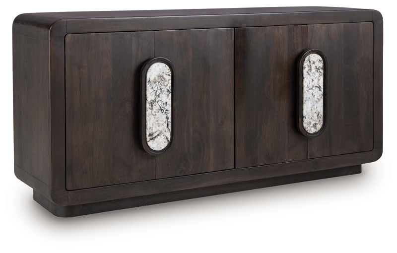 Elliston - Accent Cabinet - Espresso Brown
