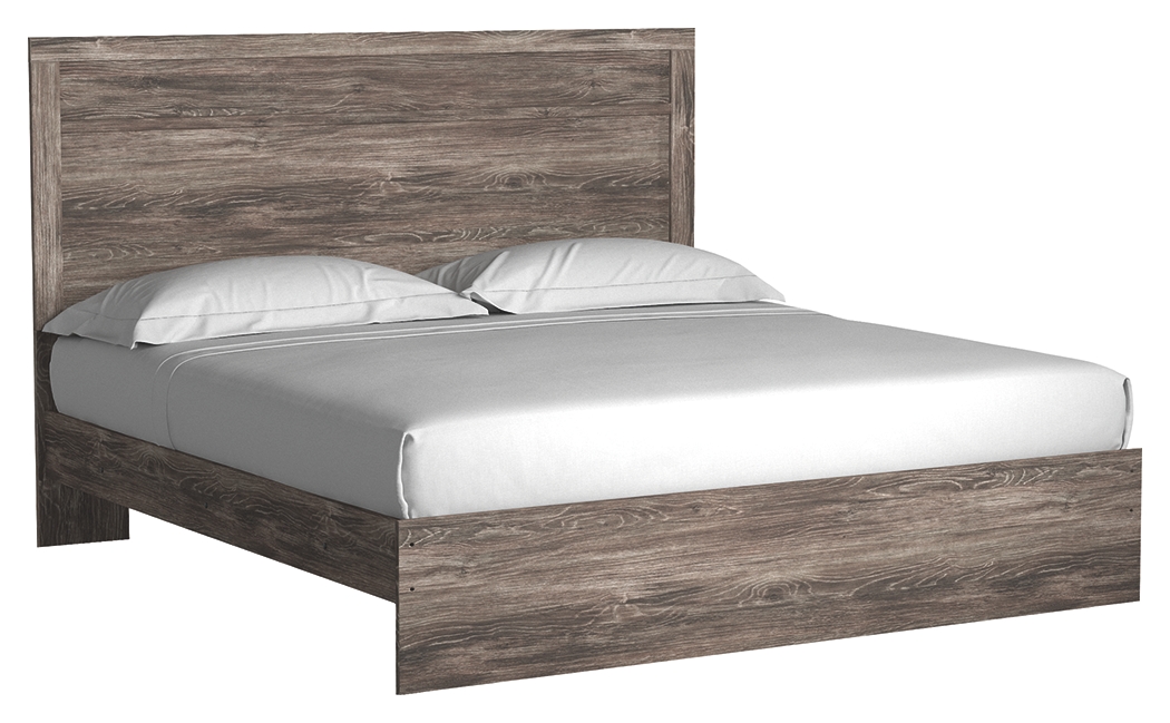 Ralinksi - King Panel Bed - Gray