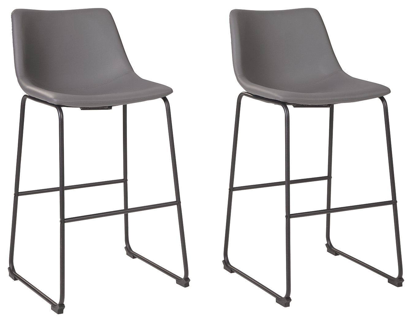 Centiar - Tall UPH Barstool (Set of 2) - Gray
