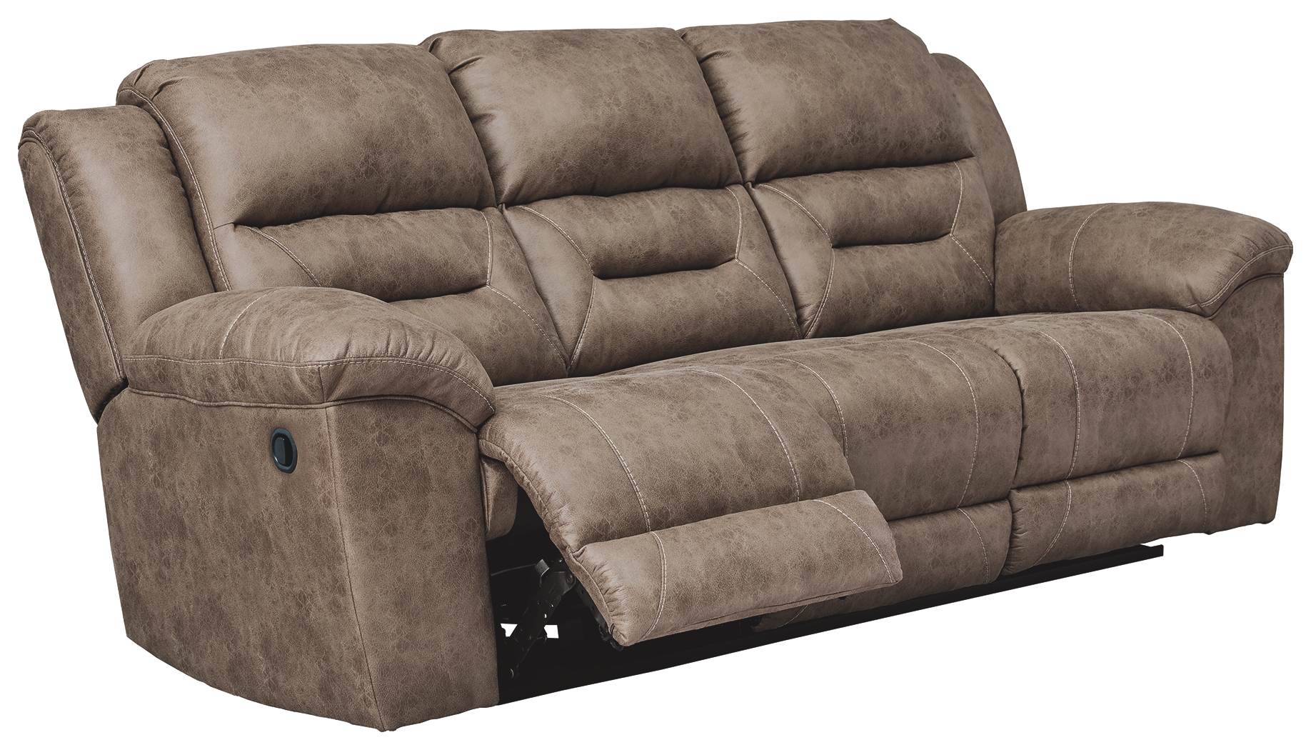 Stoneland - Reclining Sofa - Light Brown