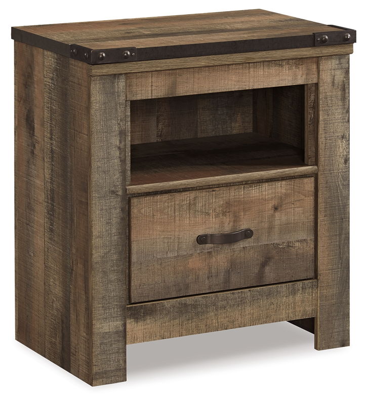 Trinell - One Drawer Night Stand - Brown