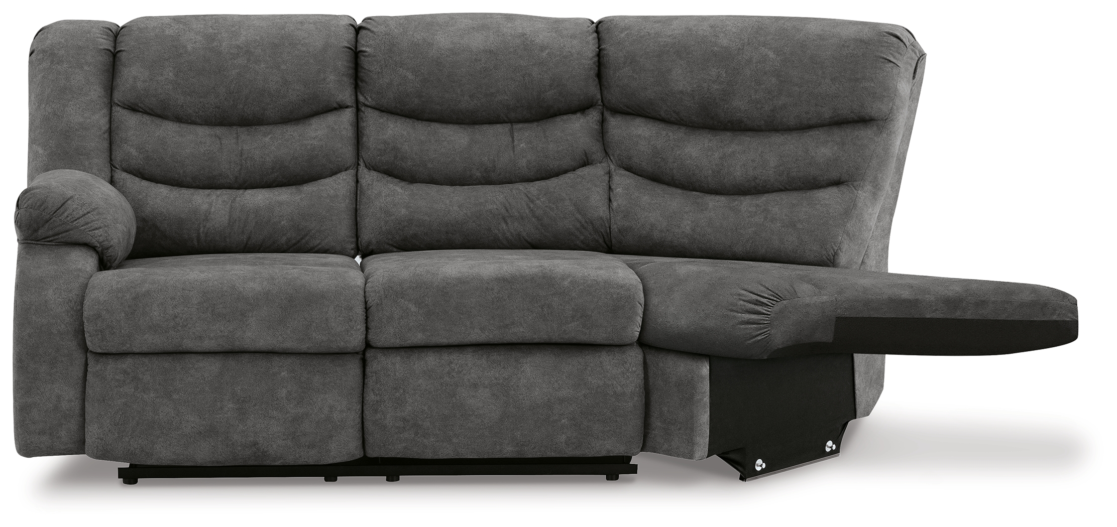 Partymate - Laf Reclining Loveseat - Slate