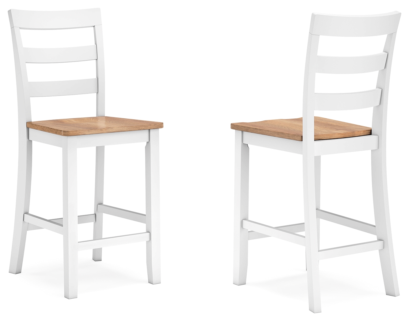 Gesthaven - Barstool (Set of 2) - Natural / White