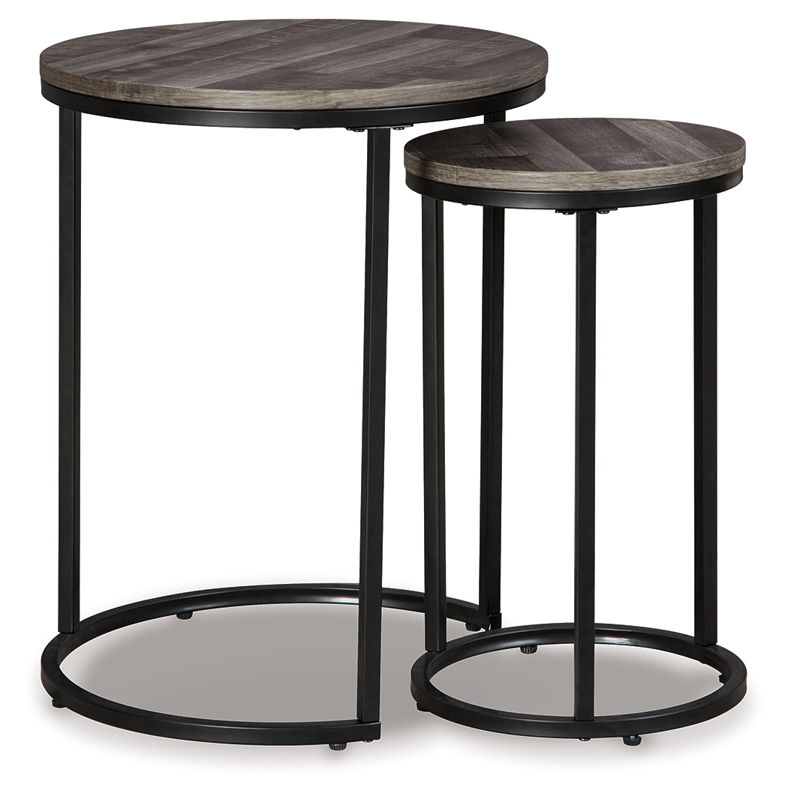 Briarsboro - Accent Table Set (Set of 2) - Black / Gray