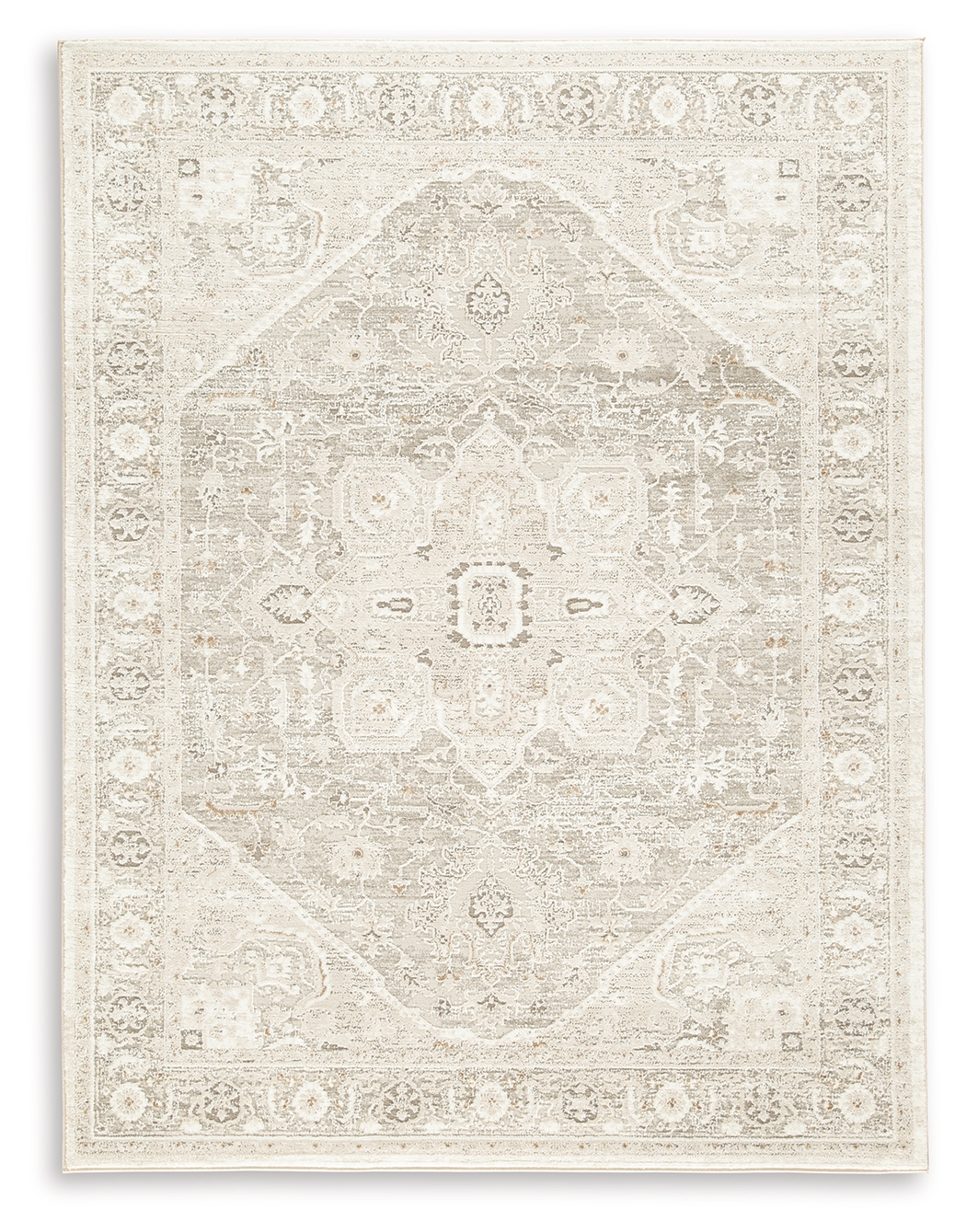Gatwell - 8' x 10' Rug - Ivory / Gray / Tan