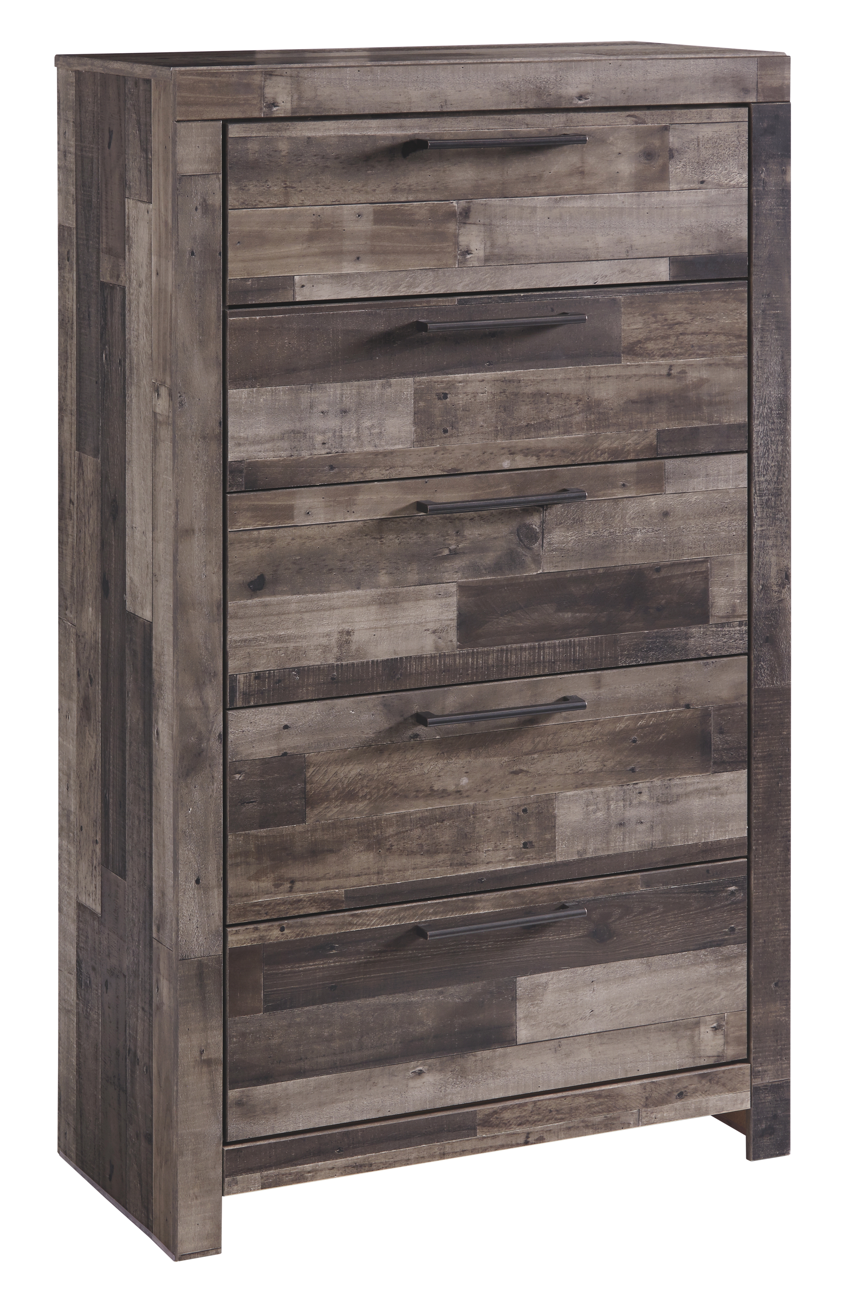 Derekson - Five Drawer Chest - Multi Gray