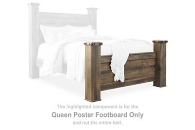 Trinell - Queen Poster Footboard - Brown