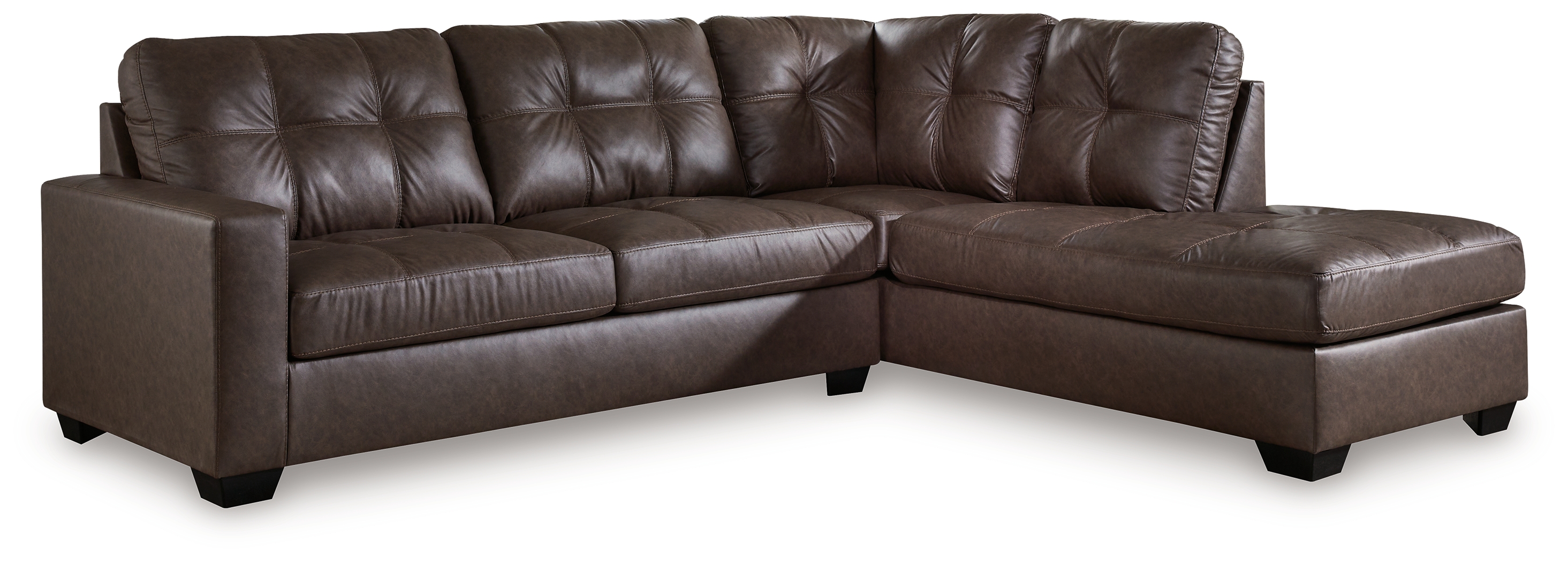 Barlin Mills - 2-Piece Sectional With Raf Corner Chaise - Umber