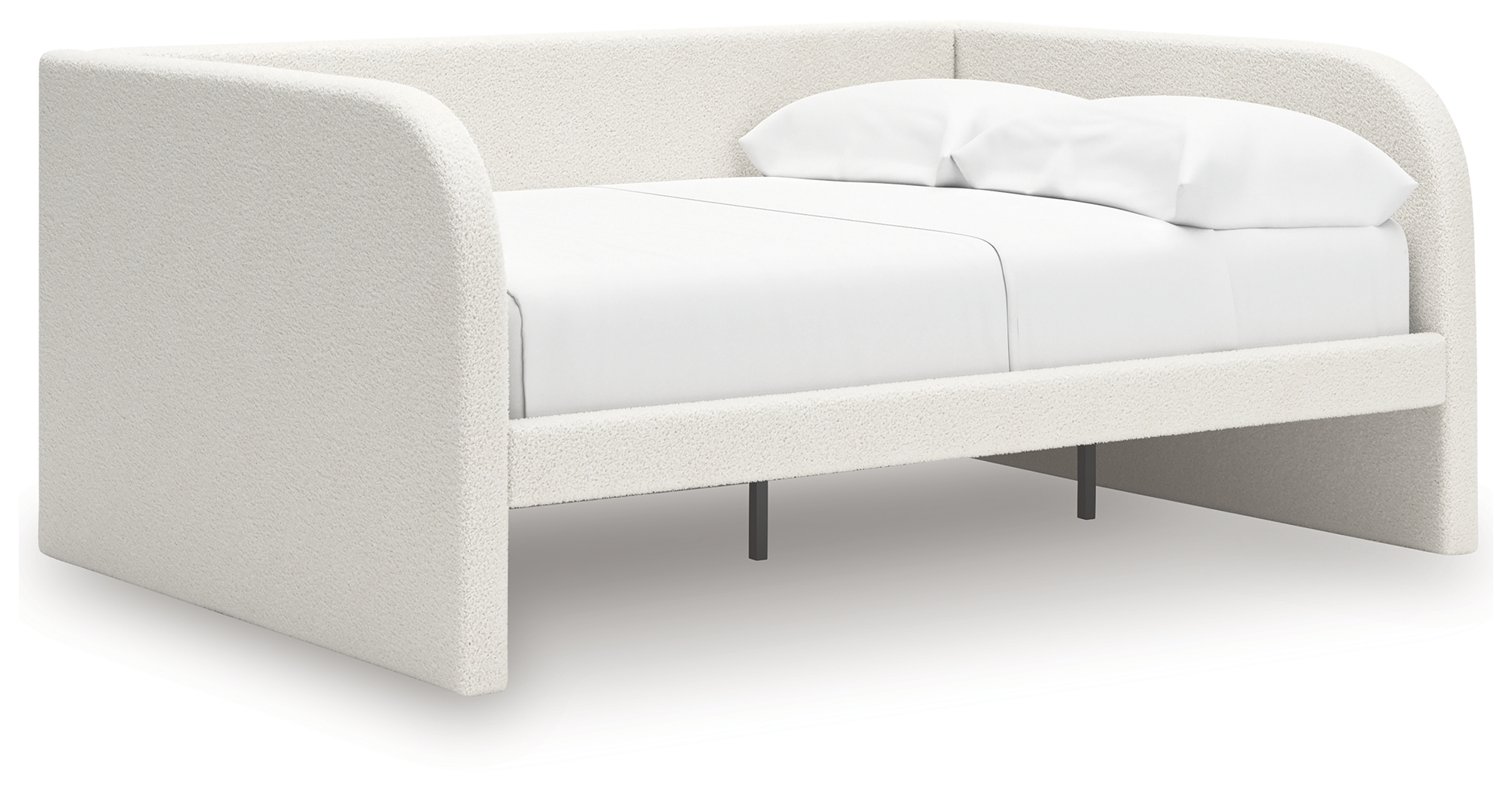 Arloster - Full Upholstered Day Bed - Tan / White