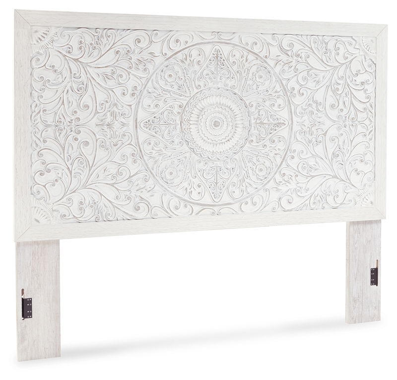 Paxberry - King Panel Headboard - Whitewash