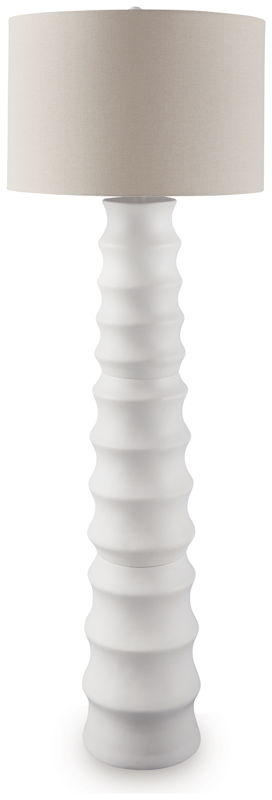 Veraleigh - Poly Floor Lamp - White