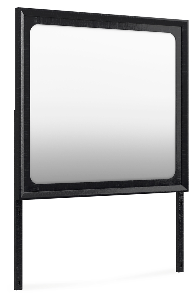 Londer - Bedroom Mirror - Black