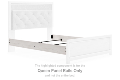 Altyra - Queen Panel Rails - White