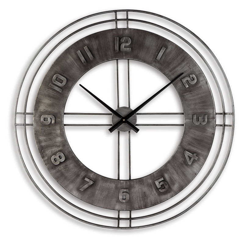 Ana Sofia - Wall Clock - Antique Gray
