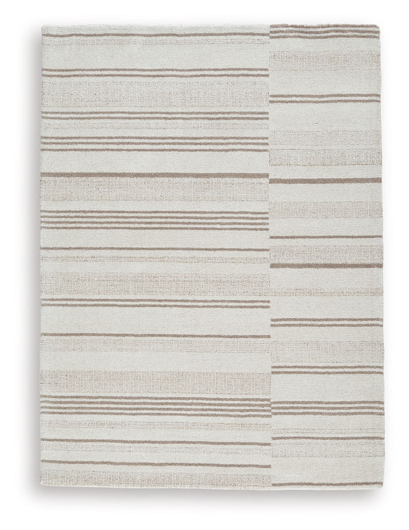 Gadence - 5' x 7' Rug - Ivory / Tan