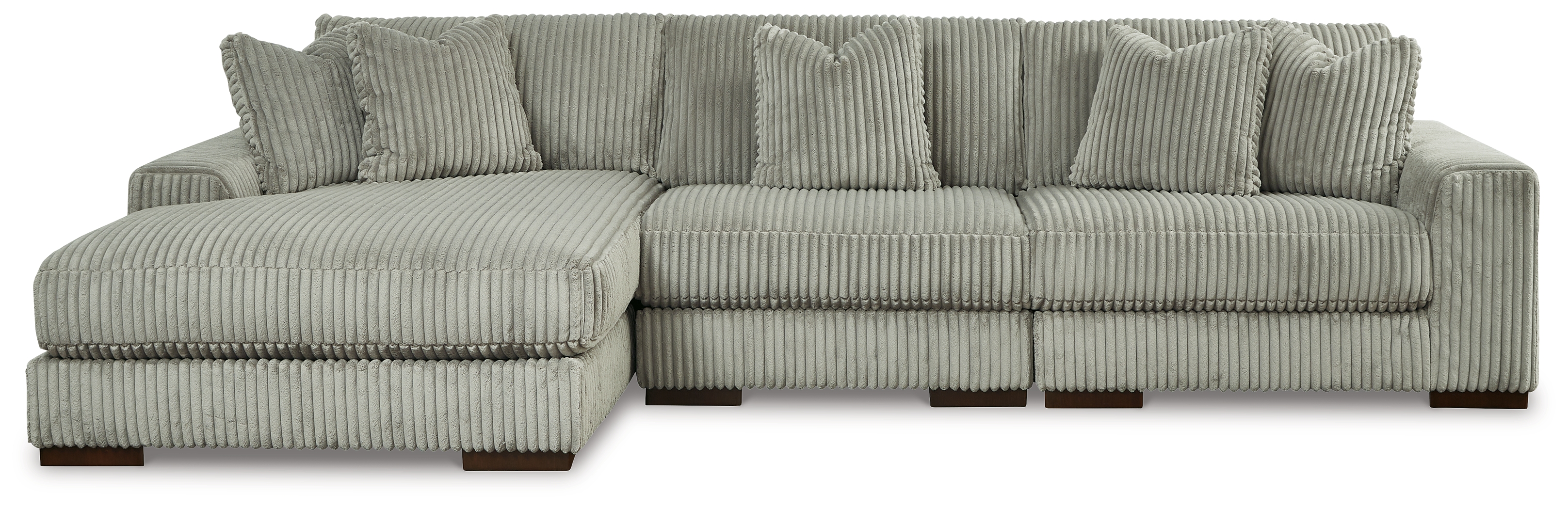 Lindyn - 3-Piece Sectional With Laf Corner Chaise - Fog