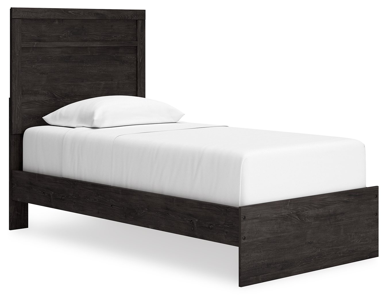 Belachime - Twin Panel Bed - Black