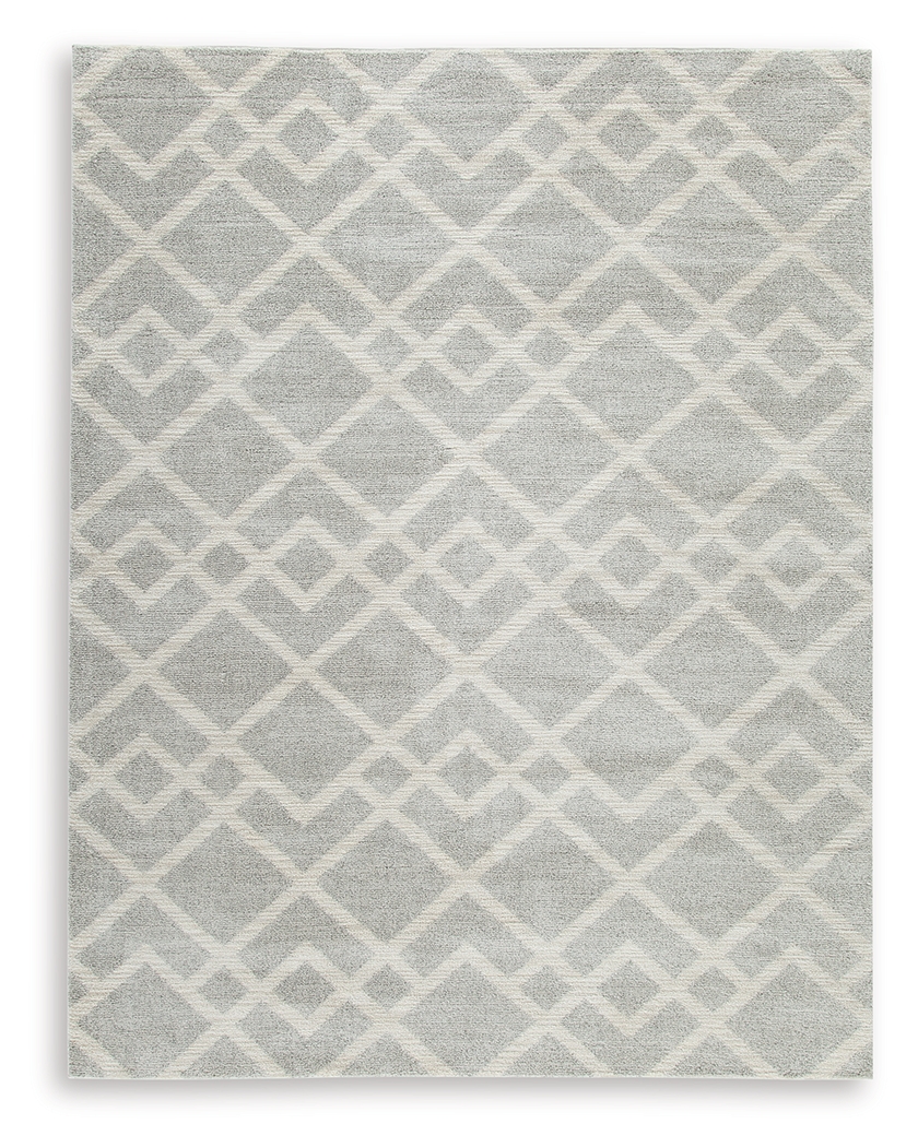 Unawick - 8' x 10' Rug - Gray / Ivory