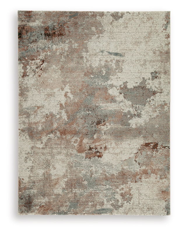 Jadenburg - 5' x 8' Rug - Cream / Gray / Sienna