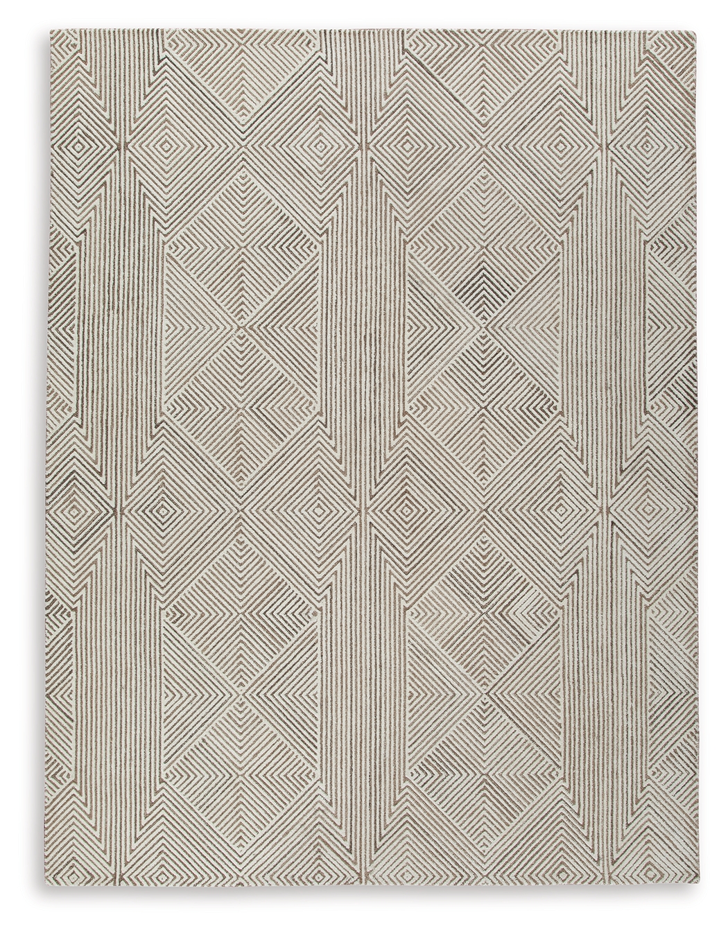 Jadott - 8' x 10' Rug - Beige / Brown