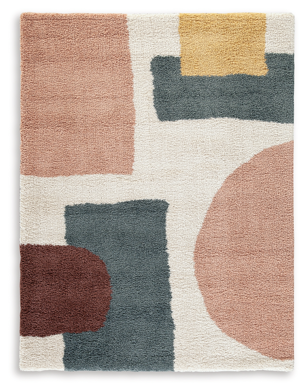 Flynnwick - 8' x 10' Rug - Cream / Pink / Gray