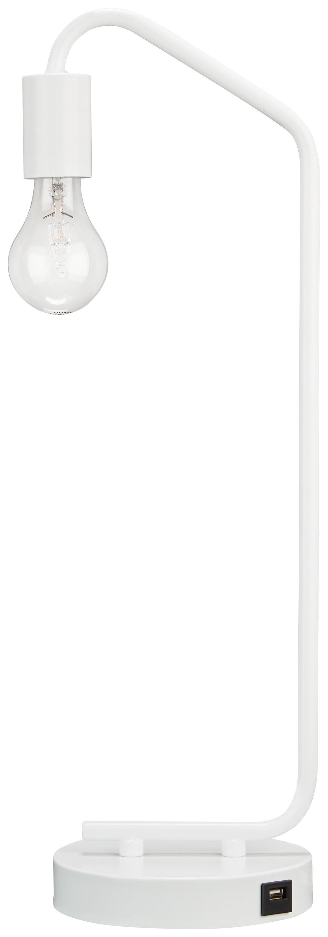 Covybend - Metal Desk Lamp  - White