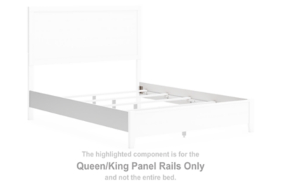 Binterglen - Queen/King Panel Rails - White