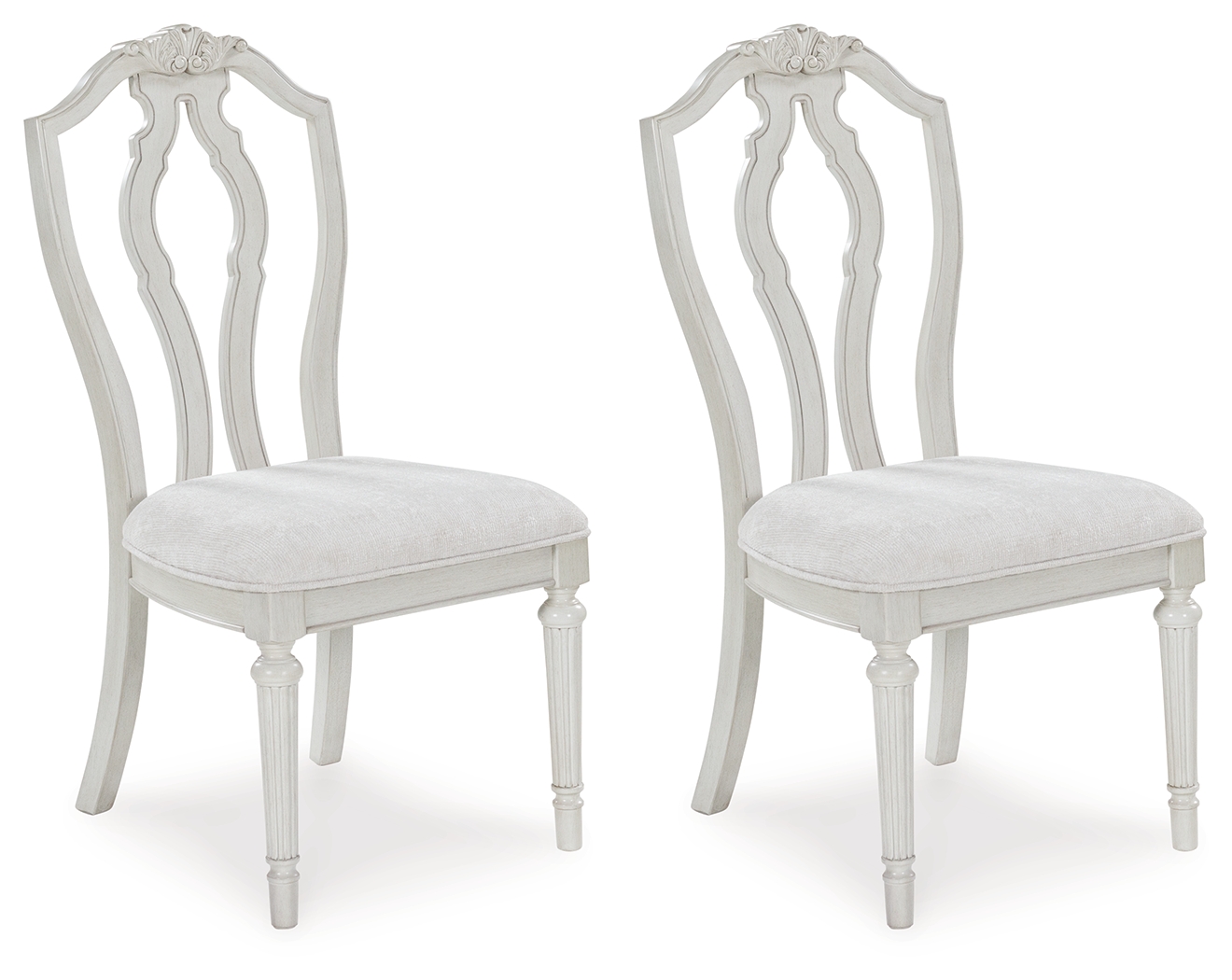 Montelaine - Dining Upholstered Side Chair (Set of 2) - Antique White
