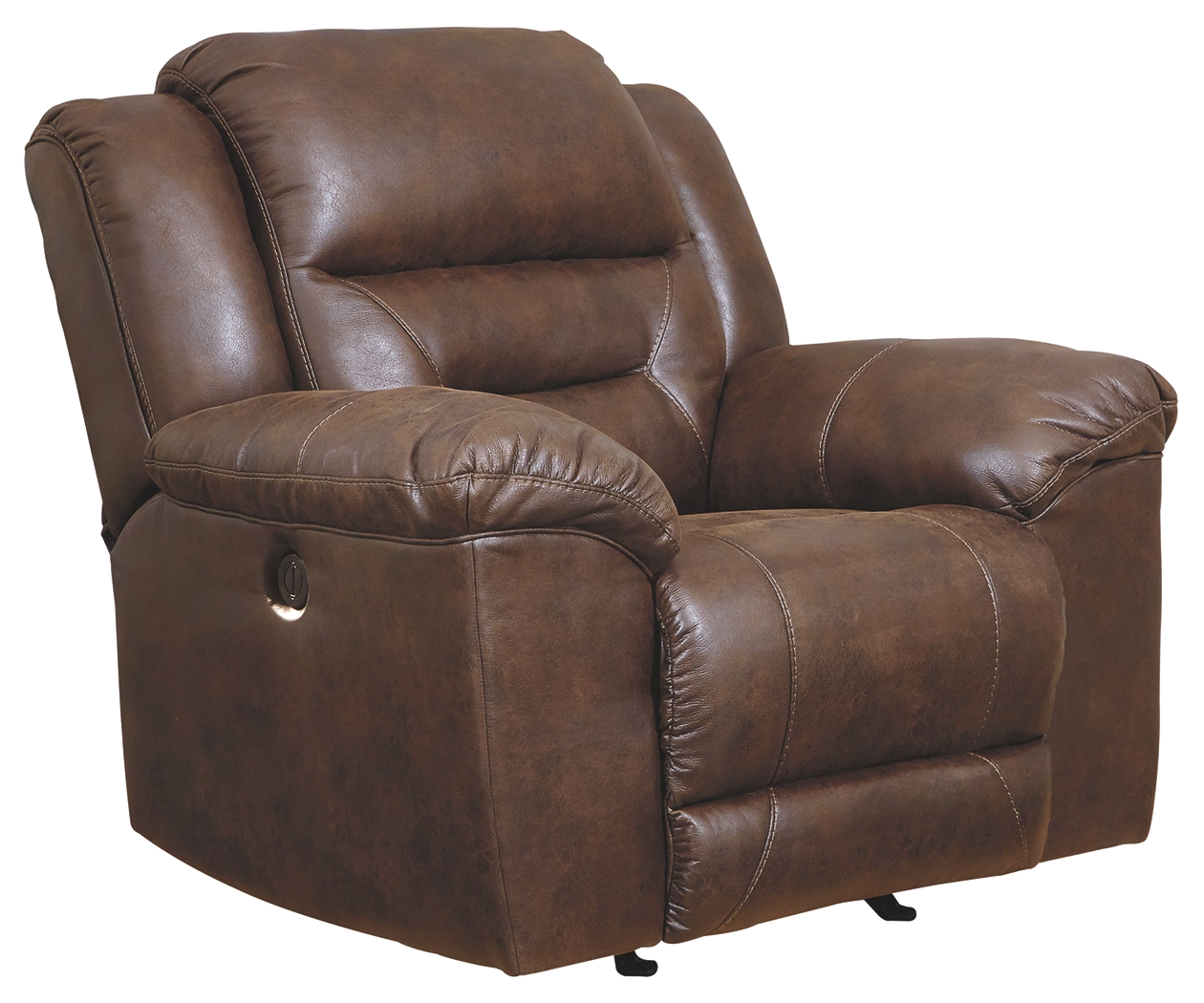 Stoneland - Power Rocker Recliner - Chocolate
