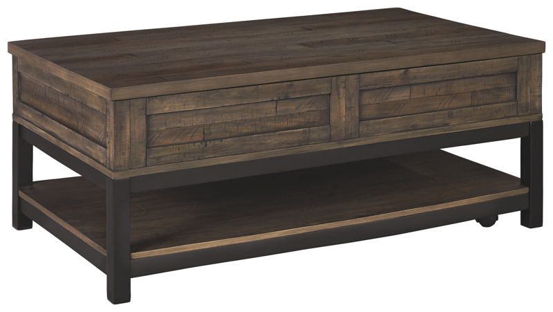 Johurst - LIFT TOP COCKTAIL TABLE - Grayish Brown
