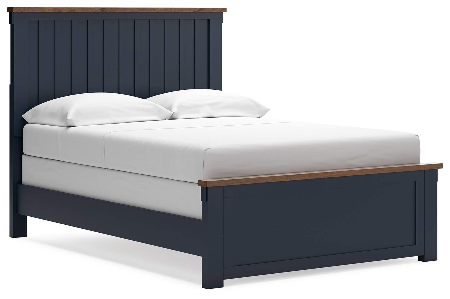 Landocken - Full Panel Bed - Brown / Blue