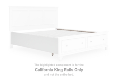 Fortman - California King Rails - White