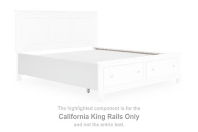 Fortman - California King Rails - White