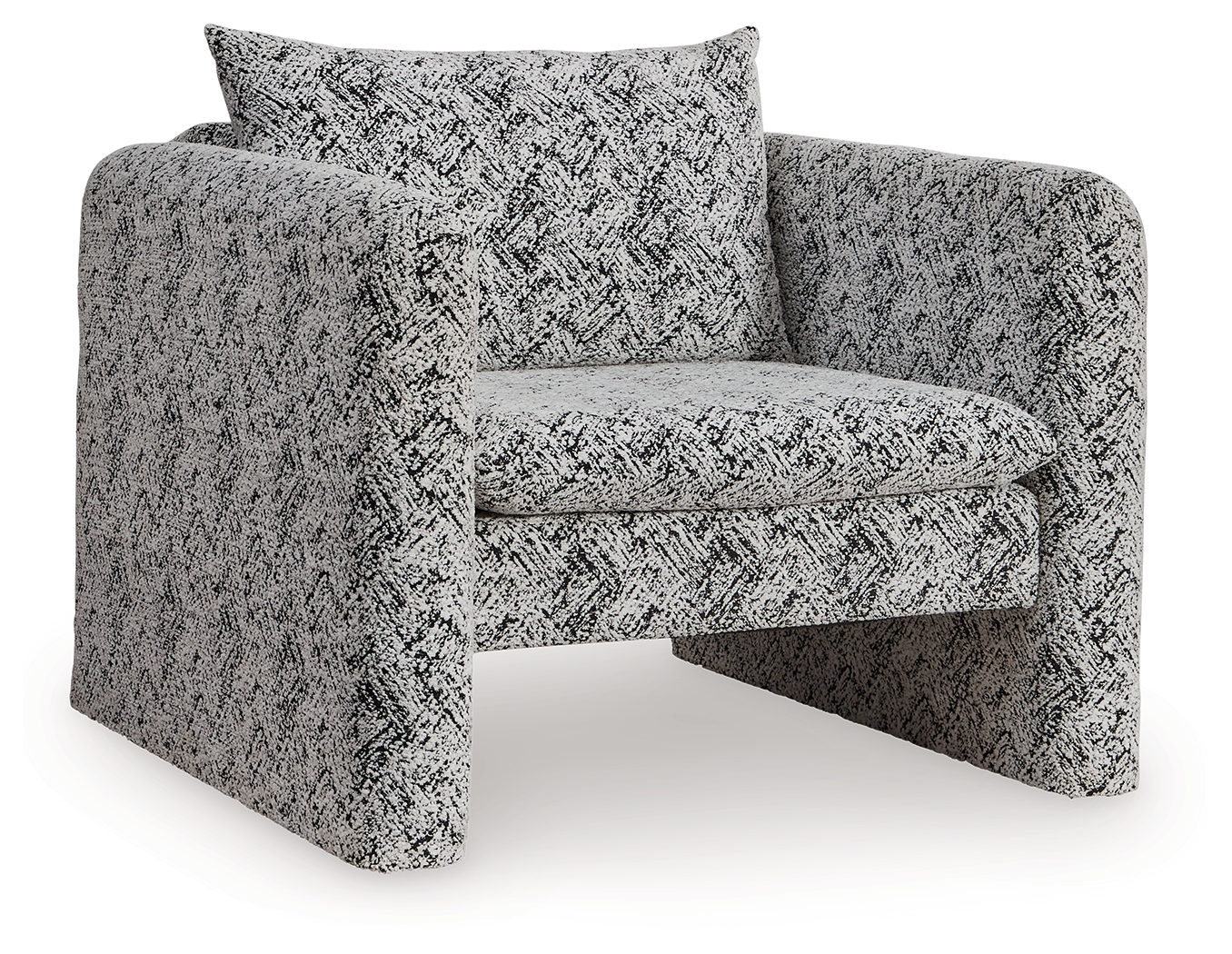 Kenbell - Accent Chair - Black / White
