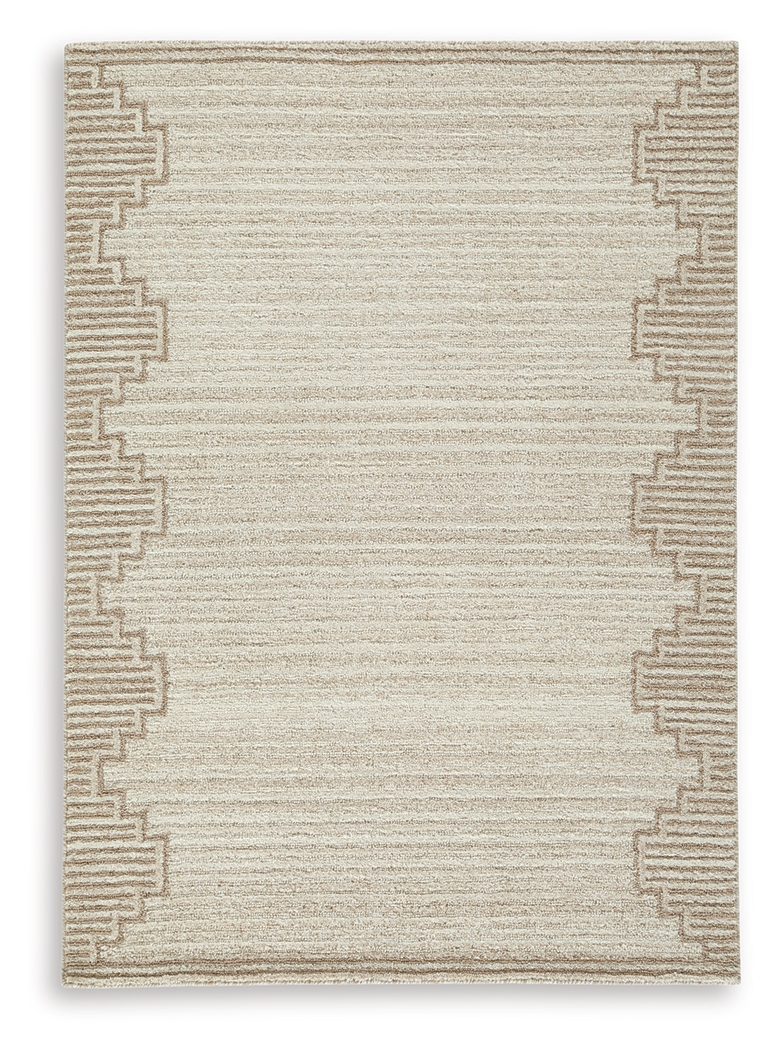 Emorymore - 5' x 7' Rug - Brown / Beige