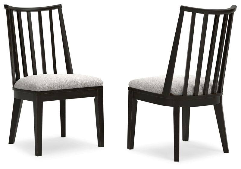 Galliden - Dining Upholstered Side Chair (Set of 2) - Black