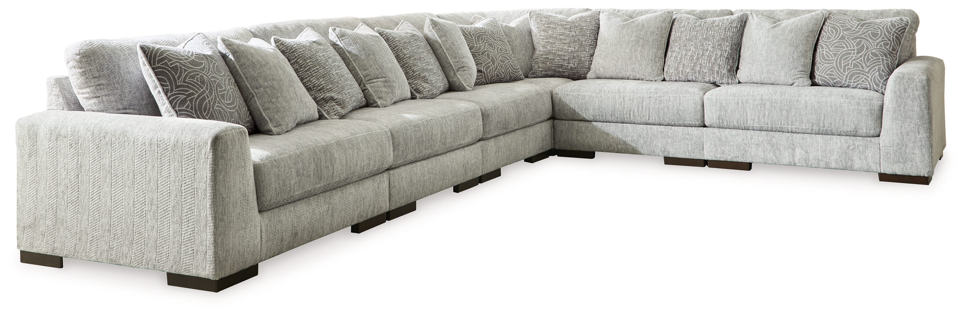 Regent Park - 6-Piece Sectional - Pewter