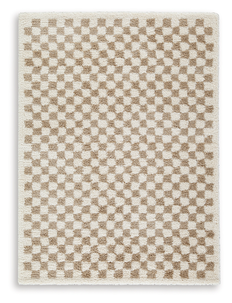 Karamen - 5' x 7' Rug - Taupe / Ivory