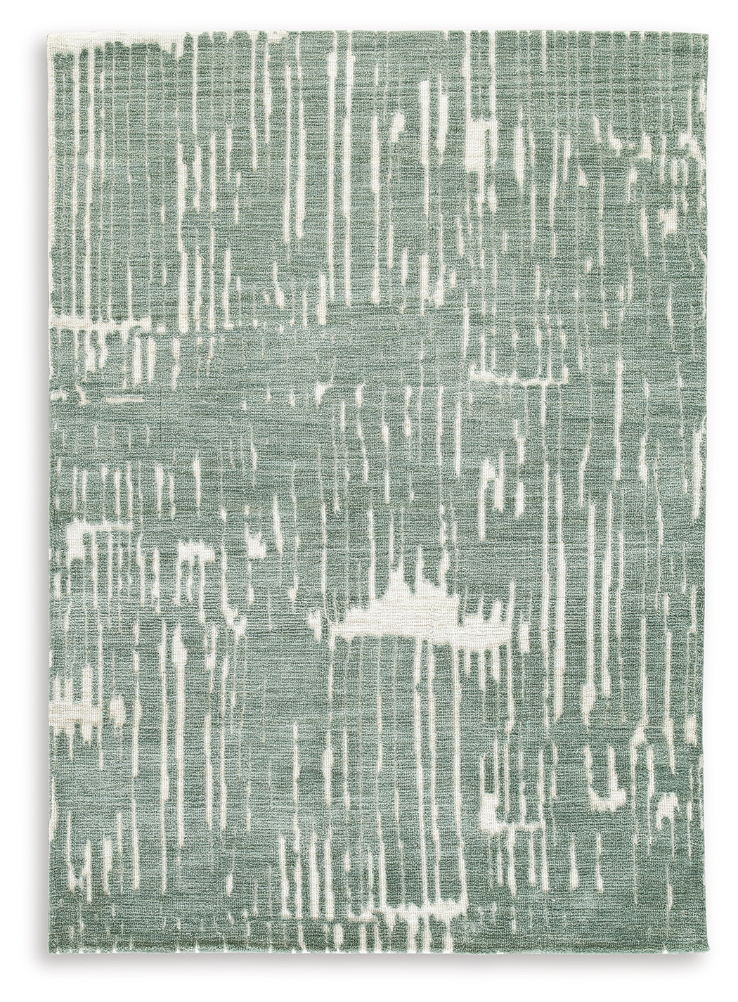 Cayworth - 8' x 10' Rug - Teal / White