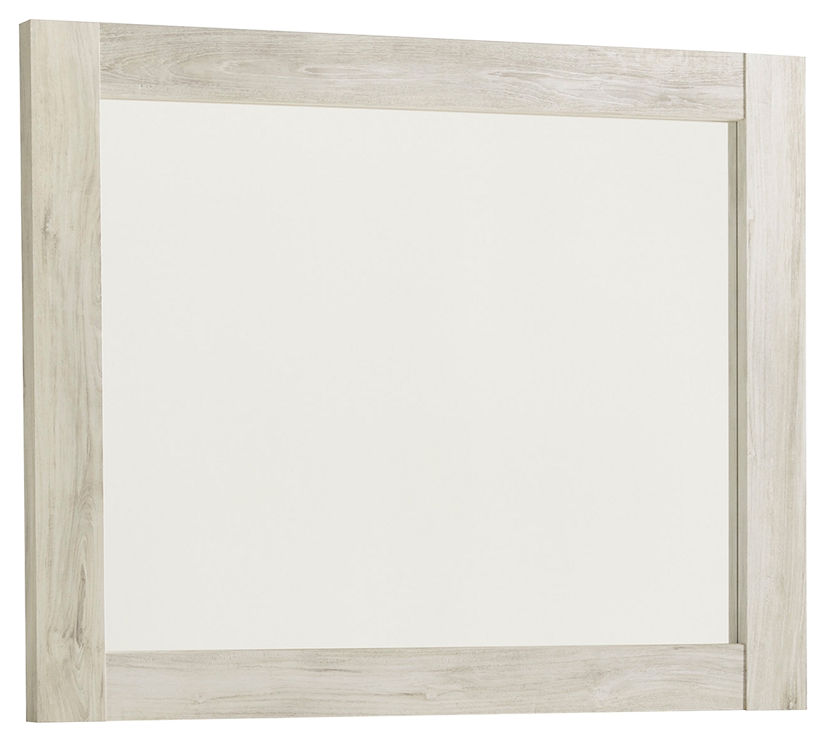 Bellaby - Bedroom Mirror - Wooden Frame - Whitewash
