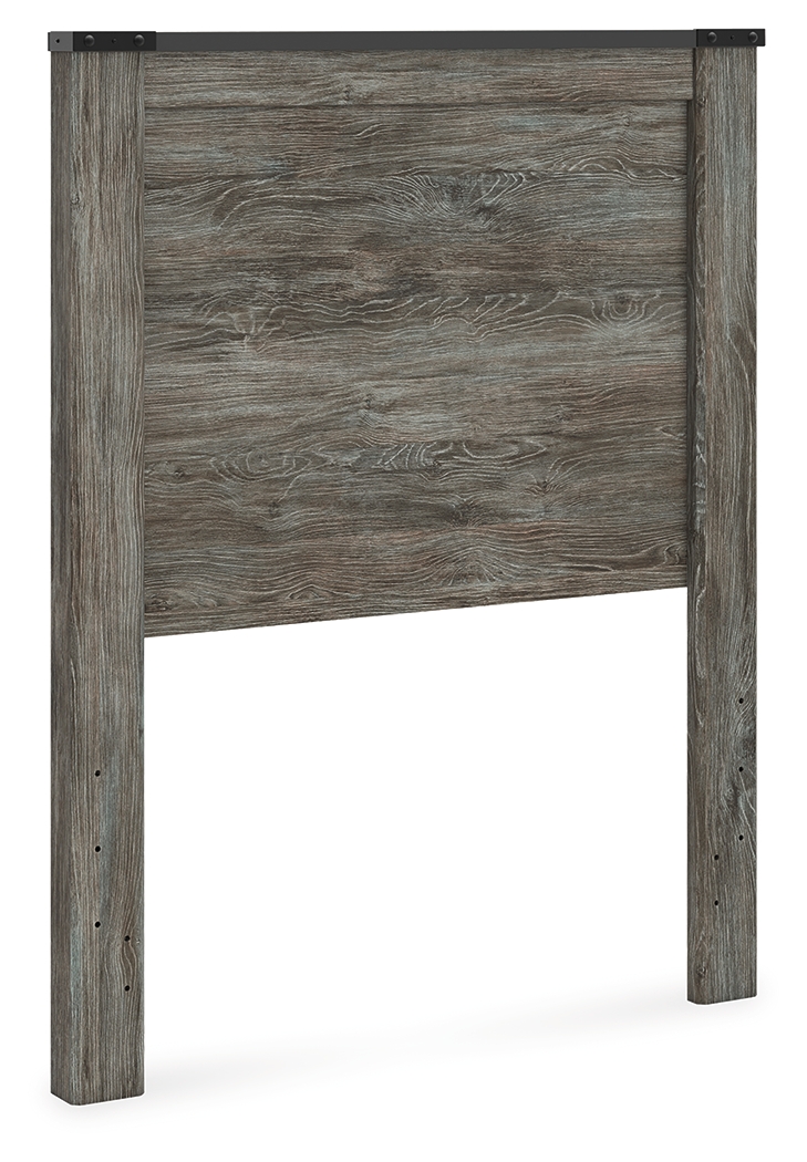 Frandern - Twin Panel Headboard - Gray