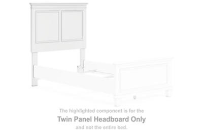 Fortman - Twin Panel Headboard - White