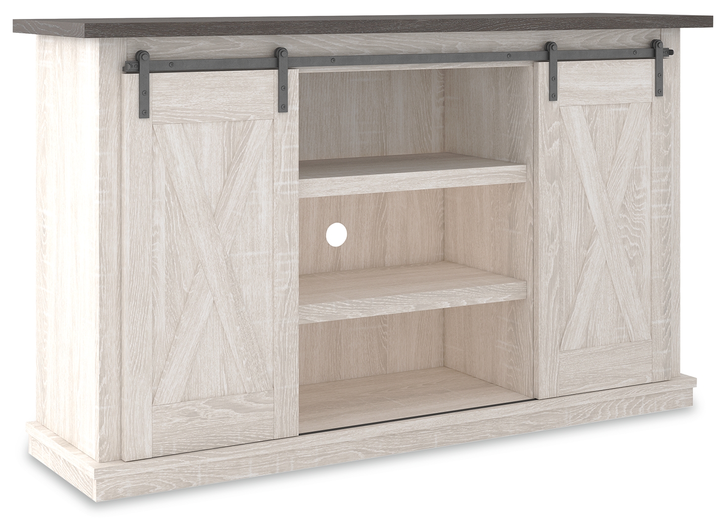 Dorrinson - Medium TV Stand - White