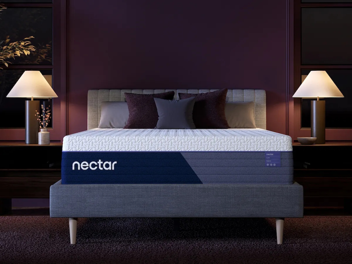 Nectar Luxe Hybrid - Queen Mattress - White