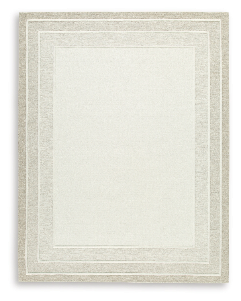 TeeLGan - 8' x 10' Rug - Ivory / Tan