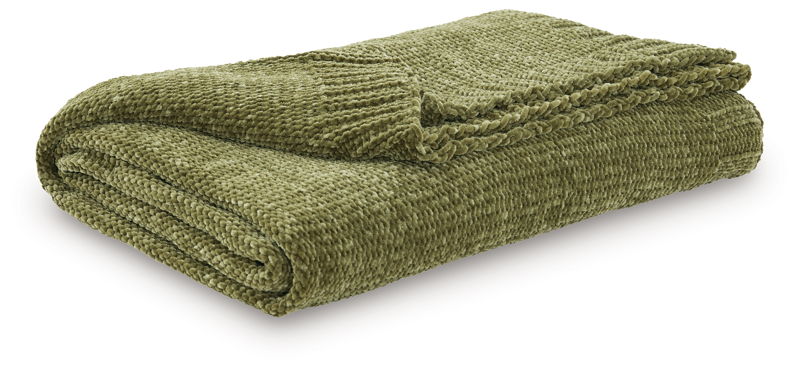 Anawood - Throw (Set of 3) - Olive Green